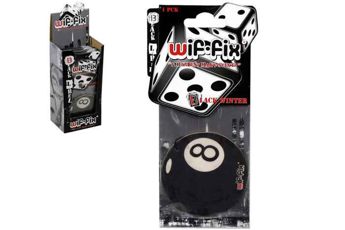 Black Winter - 8 Ball - Car Air Freshener