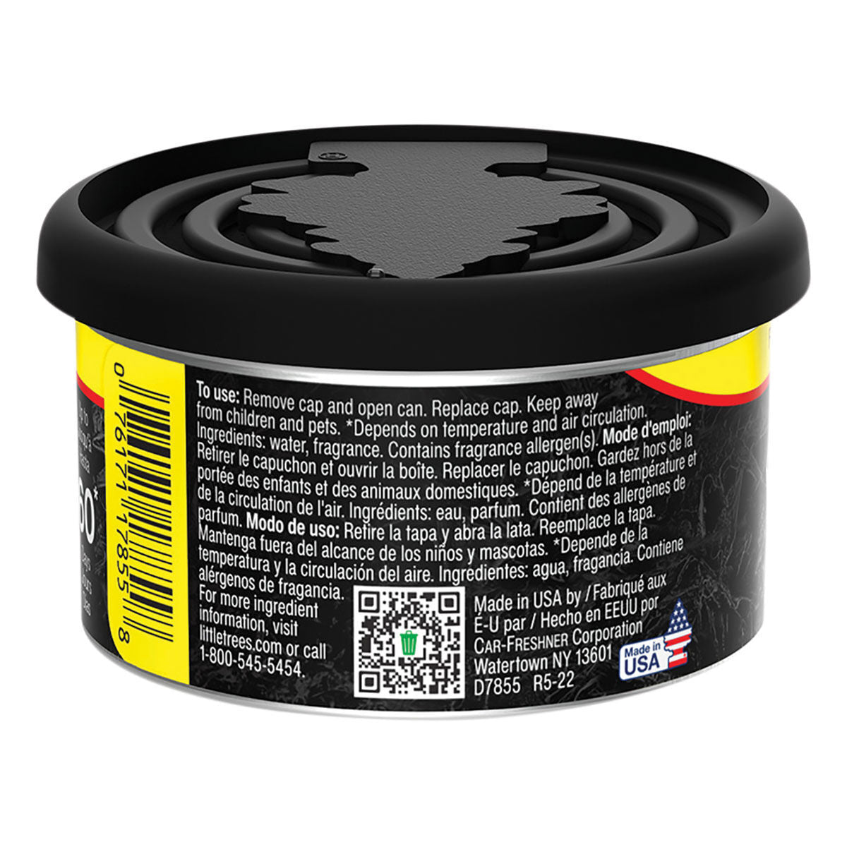 Black Ice - Fiber Can Car Air Freshener
