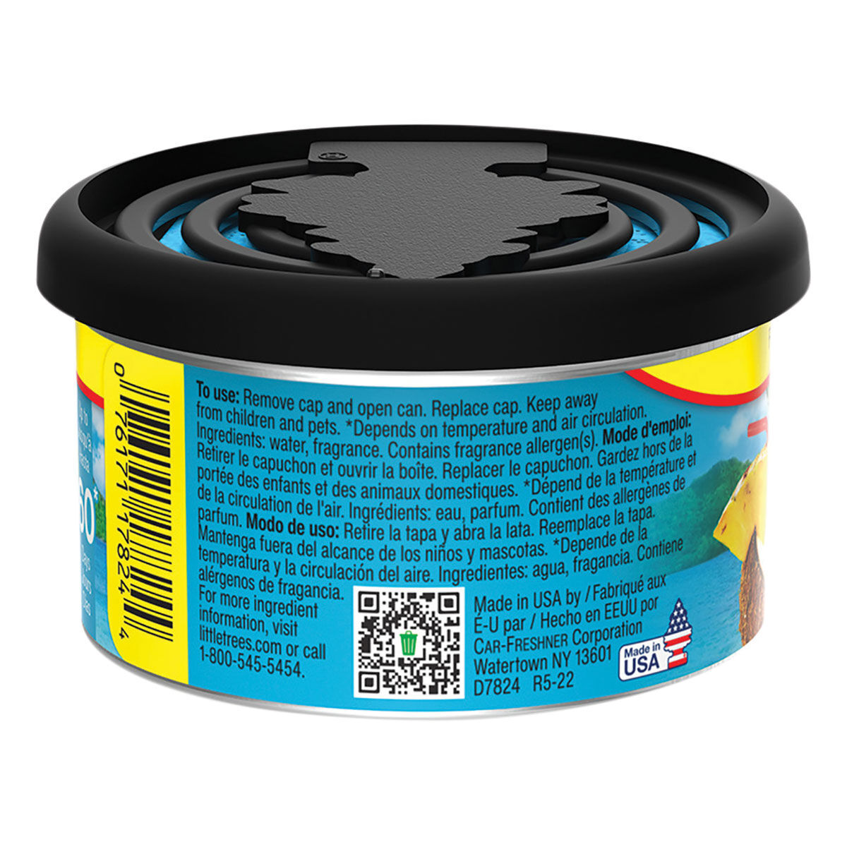 Caribbean Colada - Fiber Can Car Air Freshener