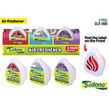 Air Freshener 3 Pack - Fresh Linen, Lavender, Very Berry