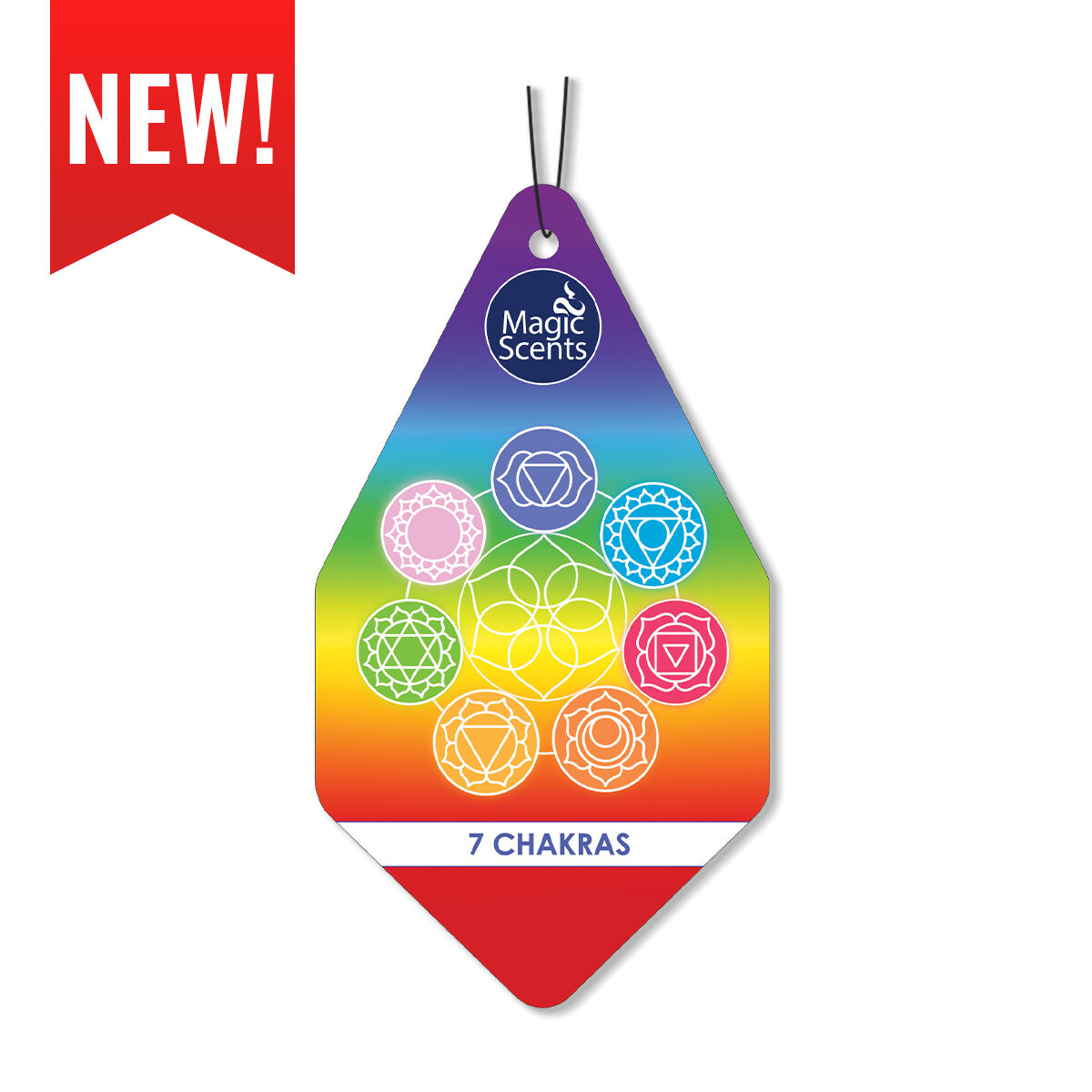 7 Chakras - Car Air Freshener