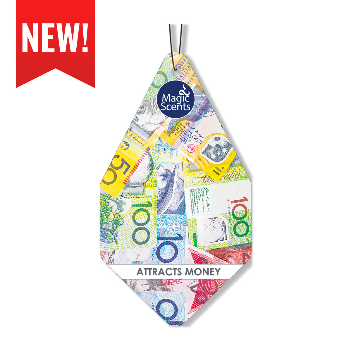 Attracts Money - Car Air Freshener