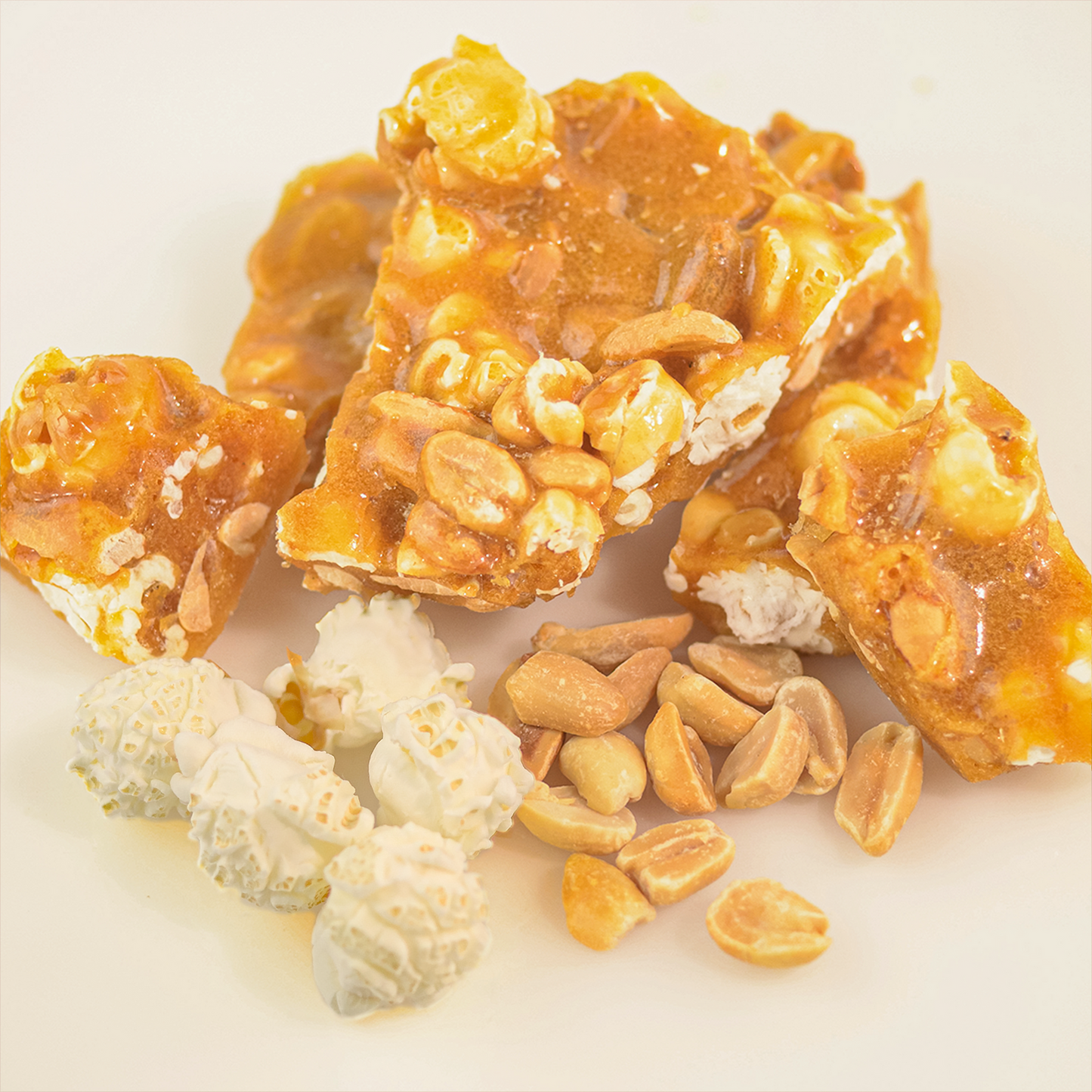 Popcorn & Peanut Brittle