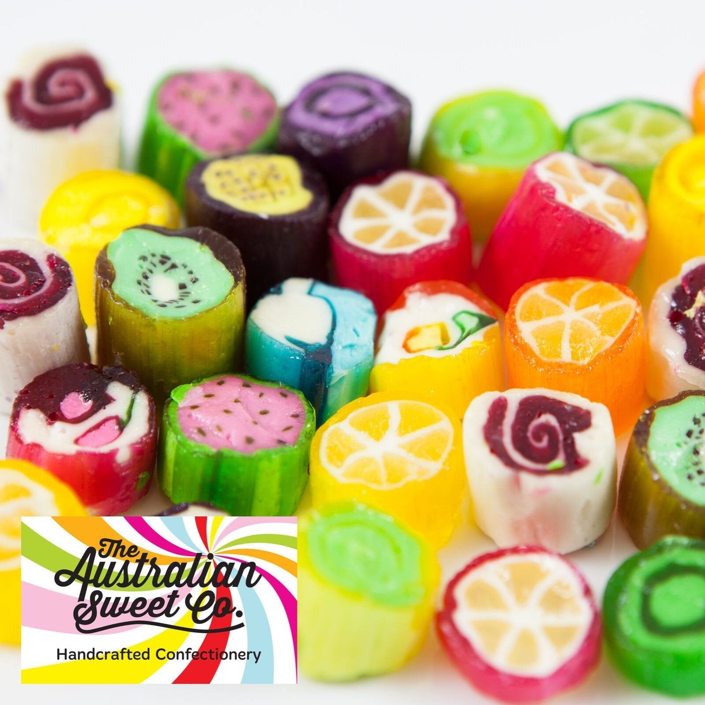 Fruit Assorted Rock Candy