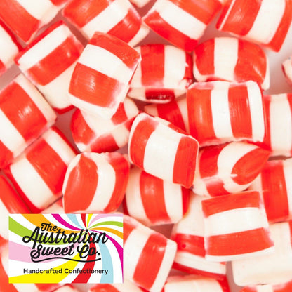 Peppermint Humbugs (Bullseyes) Rock Candy