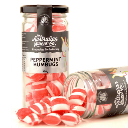 Peppermint Humbugs (Bullseyes) Rock Candy