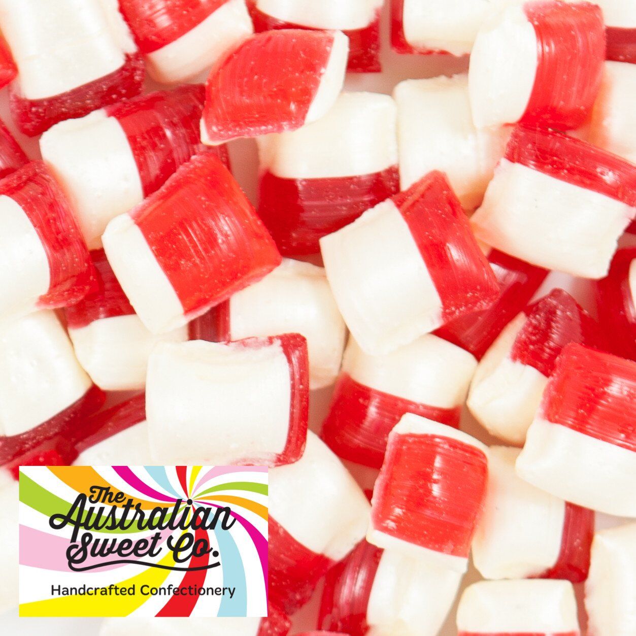 Strawberries & Cream Rock Candy