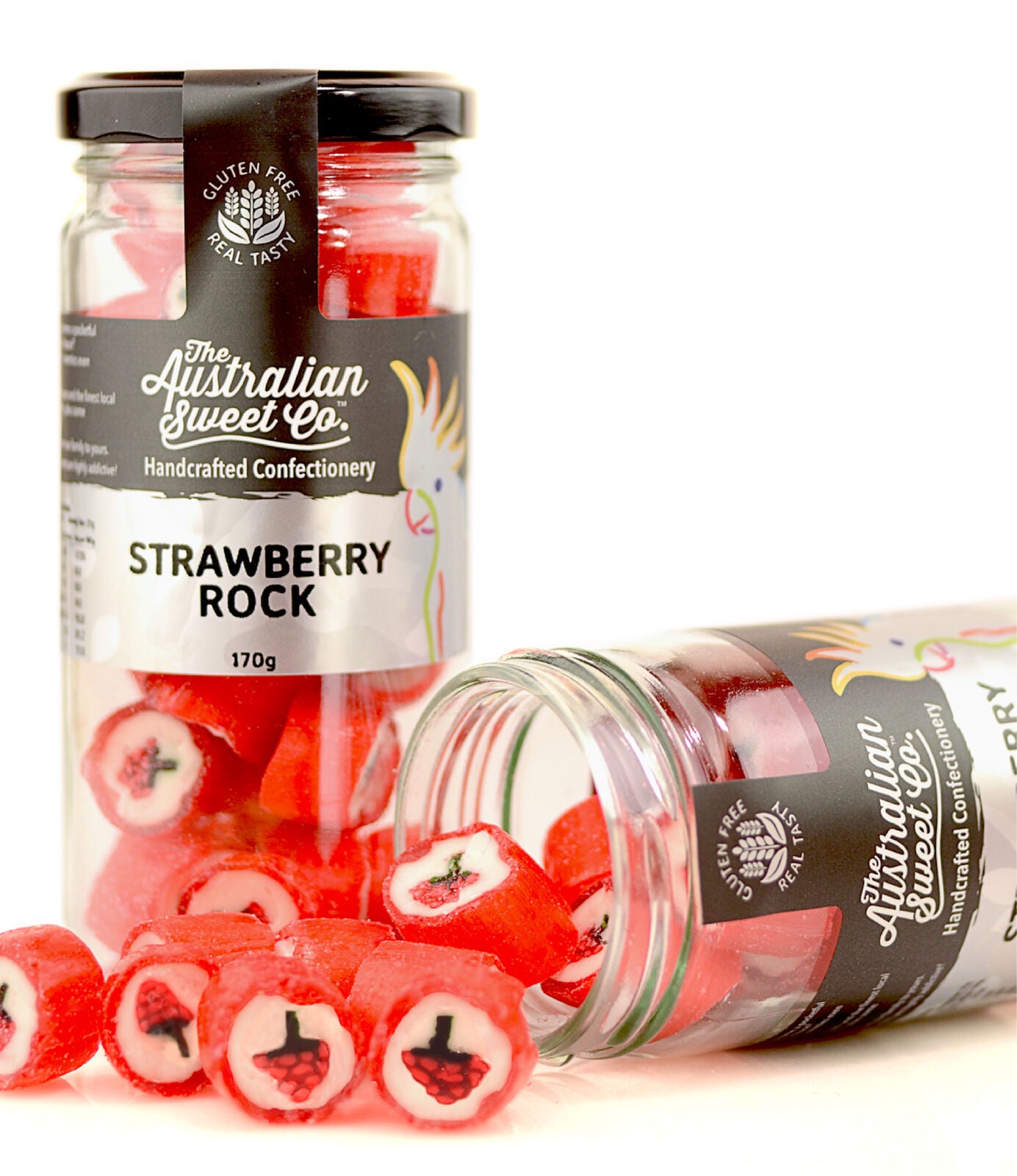 Strawberry Rock Candy