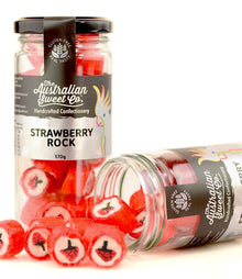 Strawberry Rock Candy