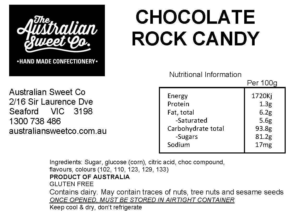 Tiny Tots Triple Choc Rock Candy