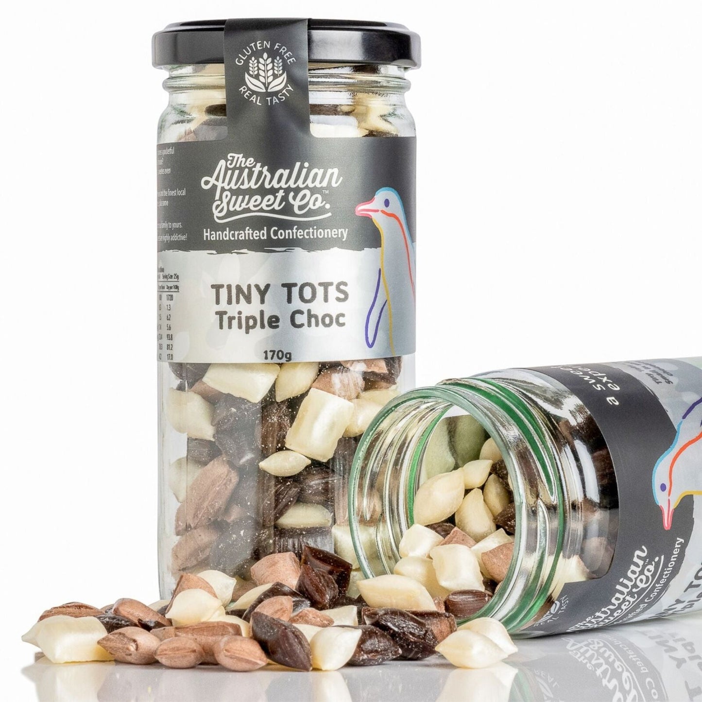 Tiny Tots Triple Choc Rock Candy