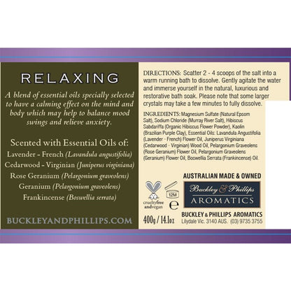 Relaxing - Bath Soak