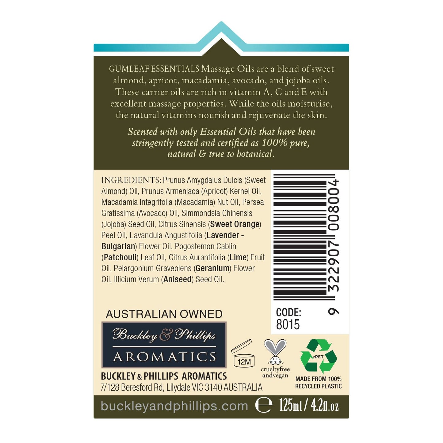 Tranquility - Massage Oil