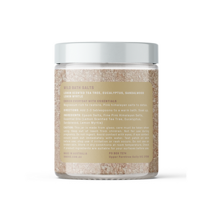 Wild - Essential Oil Bath Salts