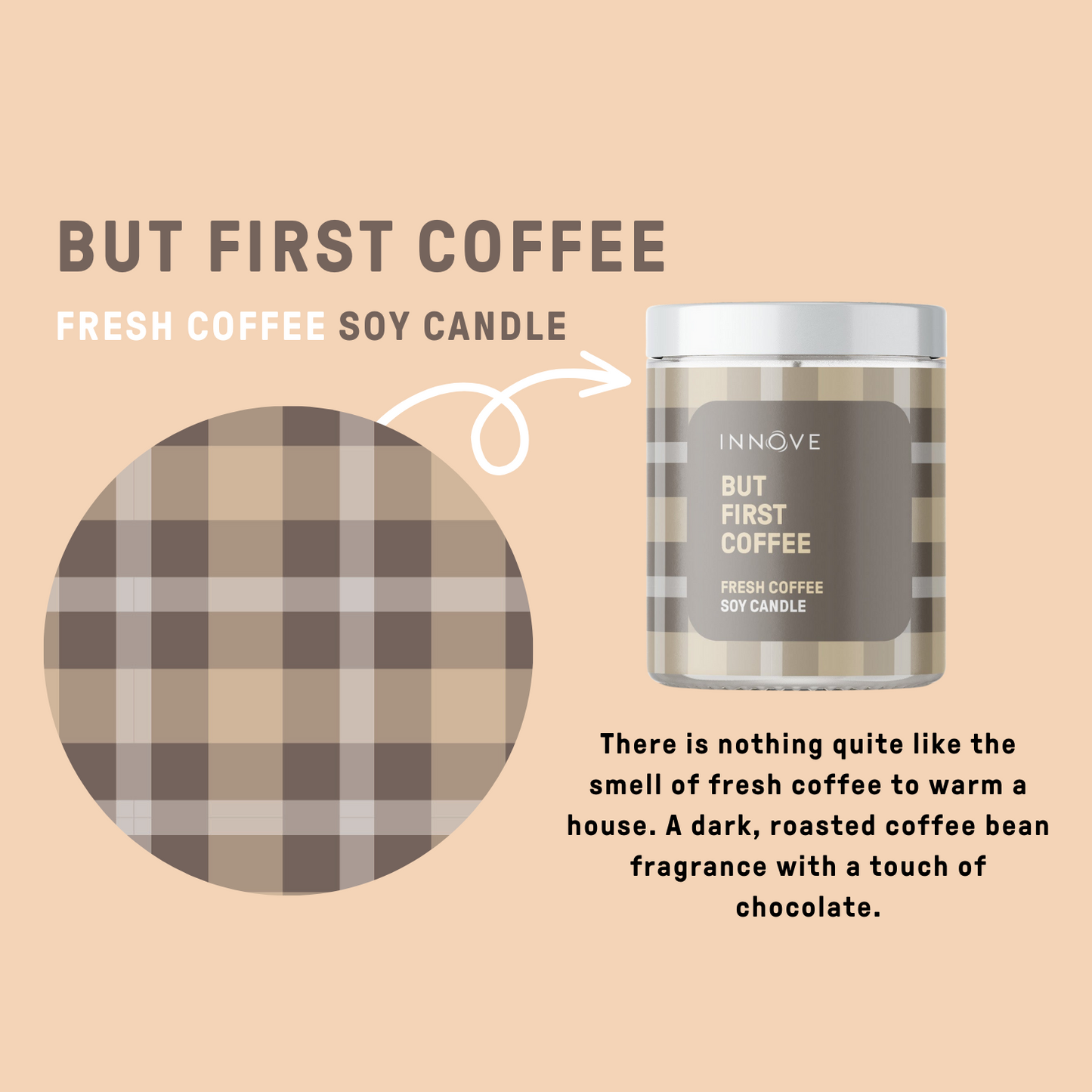 But First Coffee - Fresh Coffee Soy Candle