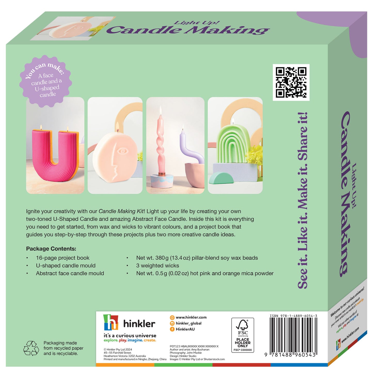 OMC! Light Up! Candle Making Kit