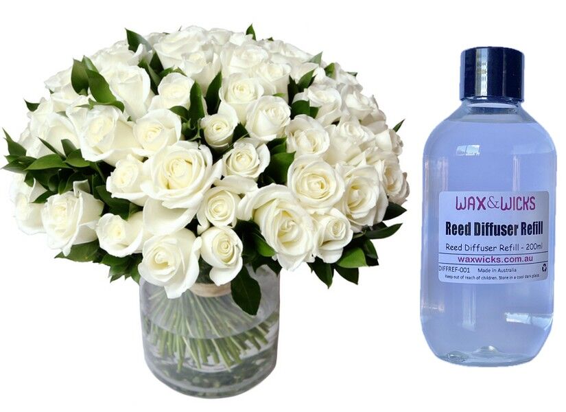 Sheer Lily & White Rose - Reed Diffuser Refill