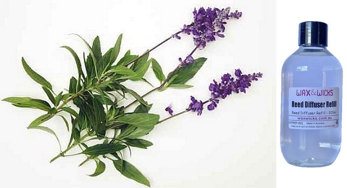 Lemongrass & Sage - Reed Diffuser Refill