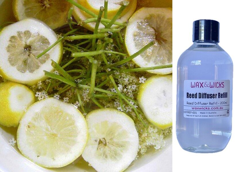 Lime, Coconut & Elderflower - Reed Diffuser Refill