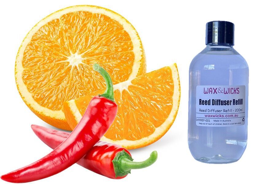 Sweet Orange Chilli Pepper - Reed Diffuser Refill