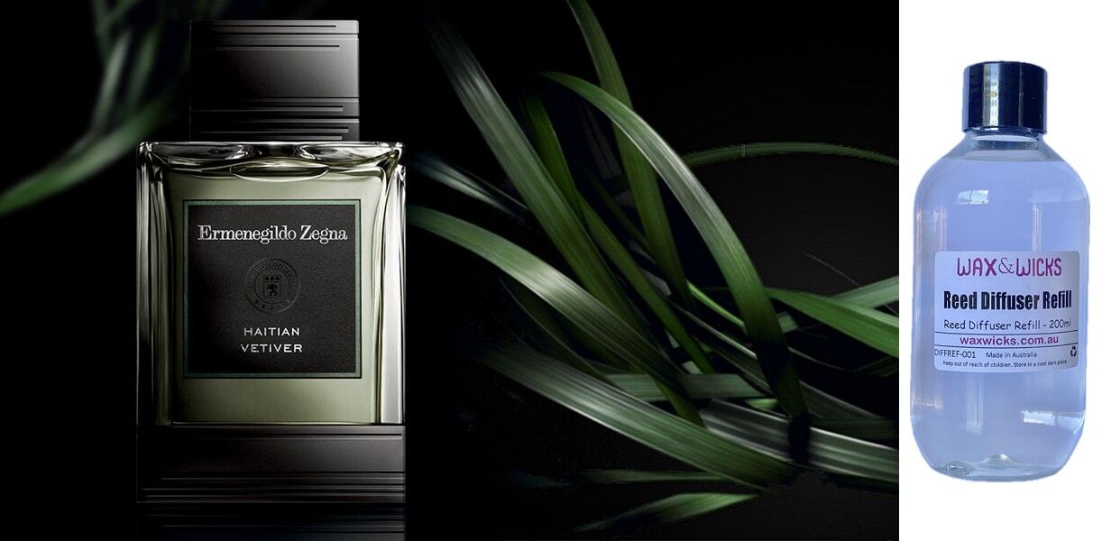 Vetiver Haitian & Leather - Reed Diffuser Refill