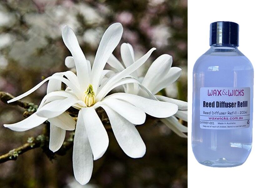 White Magnolia & Citrus - Reed Diffuser Refill