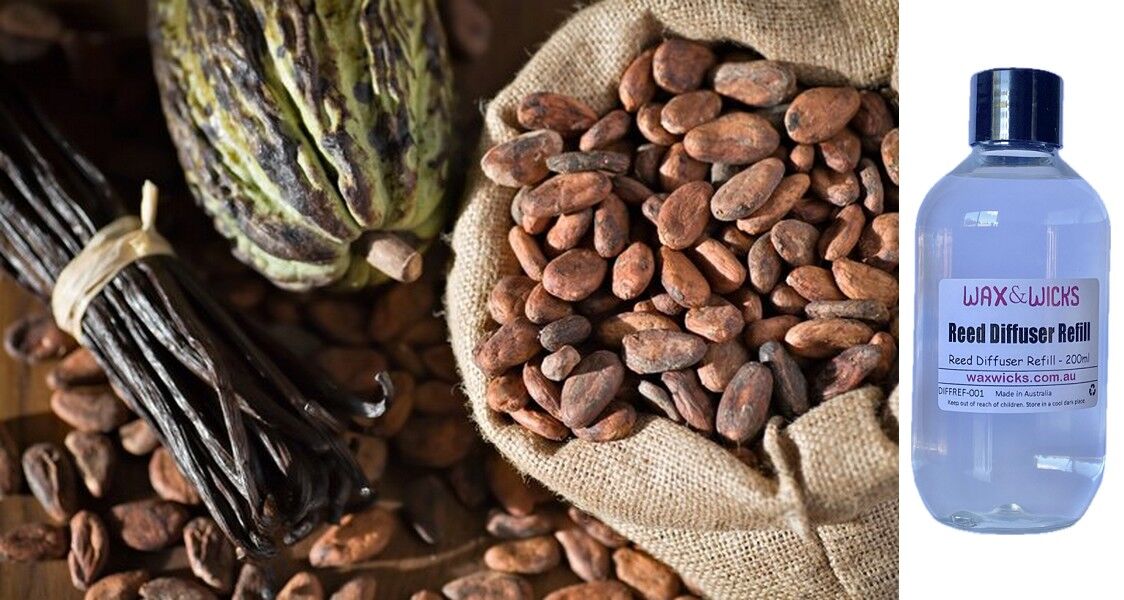 Vanilla & Cocoa Beans - Reed Diffuser Refill