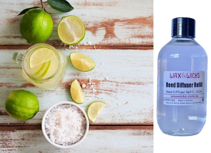 Crushed Lime & Sea Salt - Reed Diffuser Refill