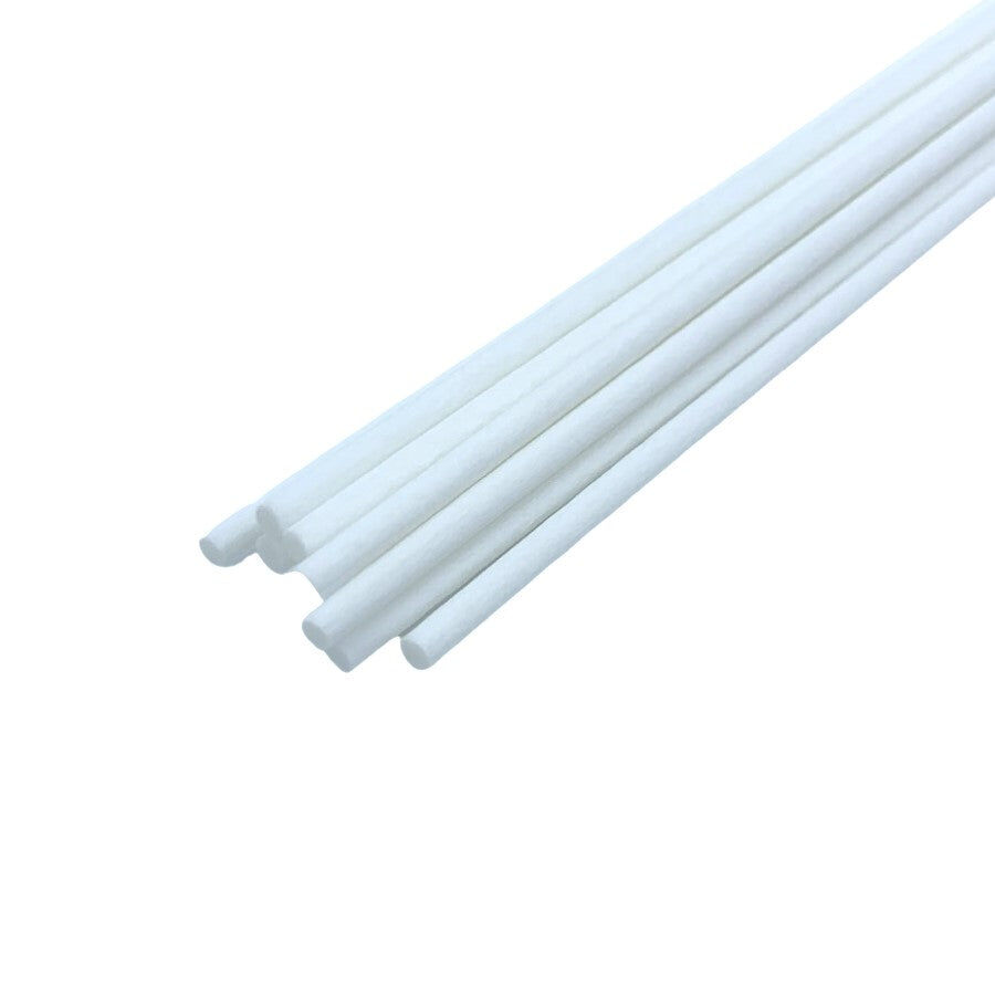 Fibre Reed Diffuser Sticks - White (3mm x 200mm) x10