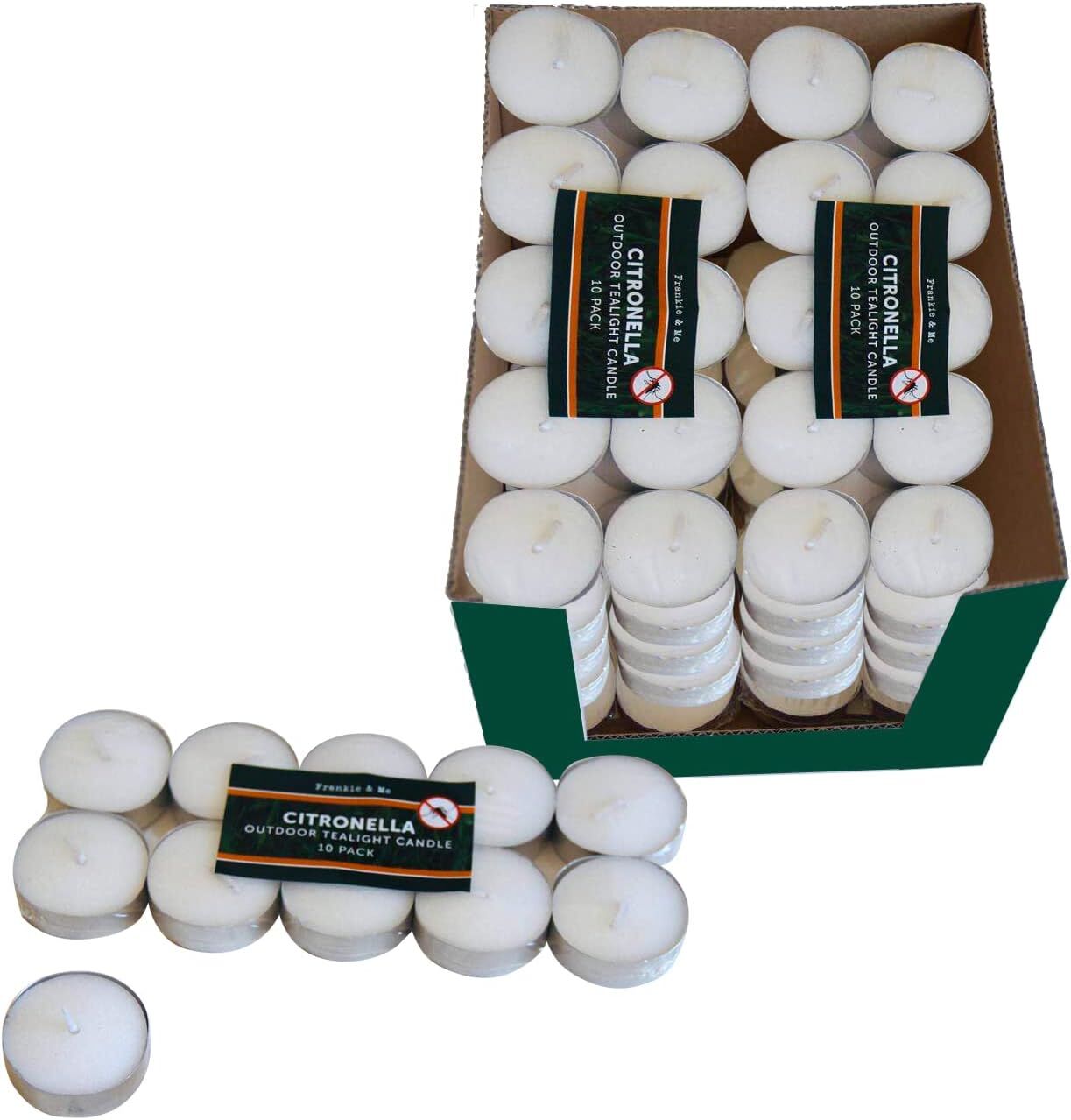 Citronella Tea Light Candles (10 pack)