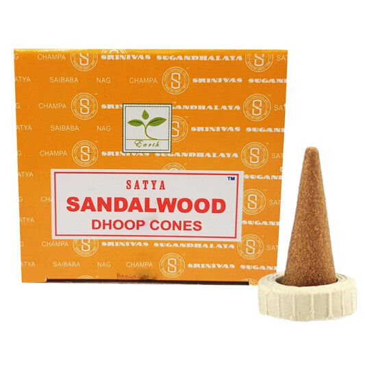 Sandalwood - Incense Dhoop Cones