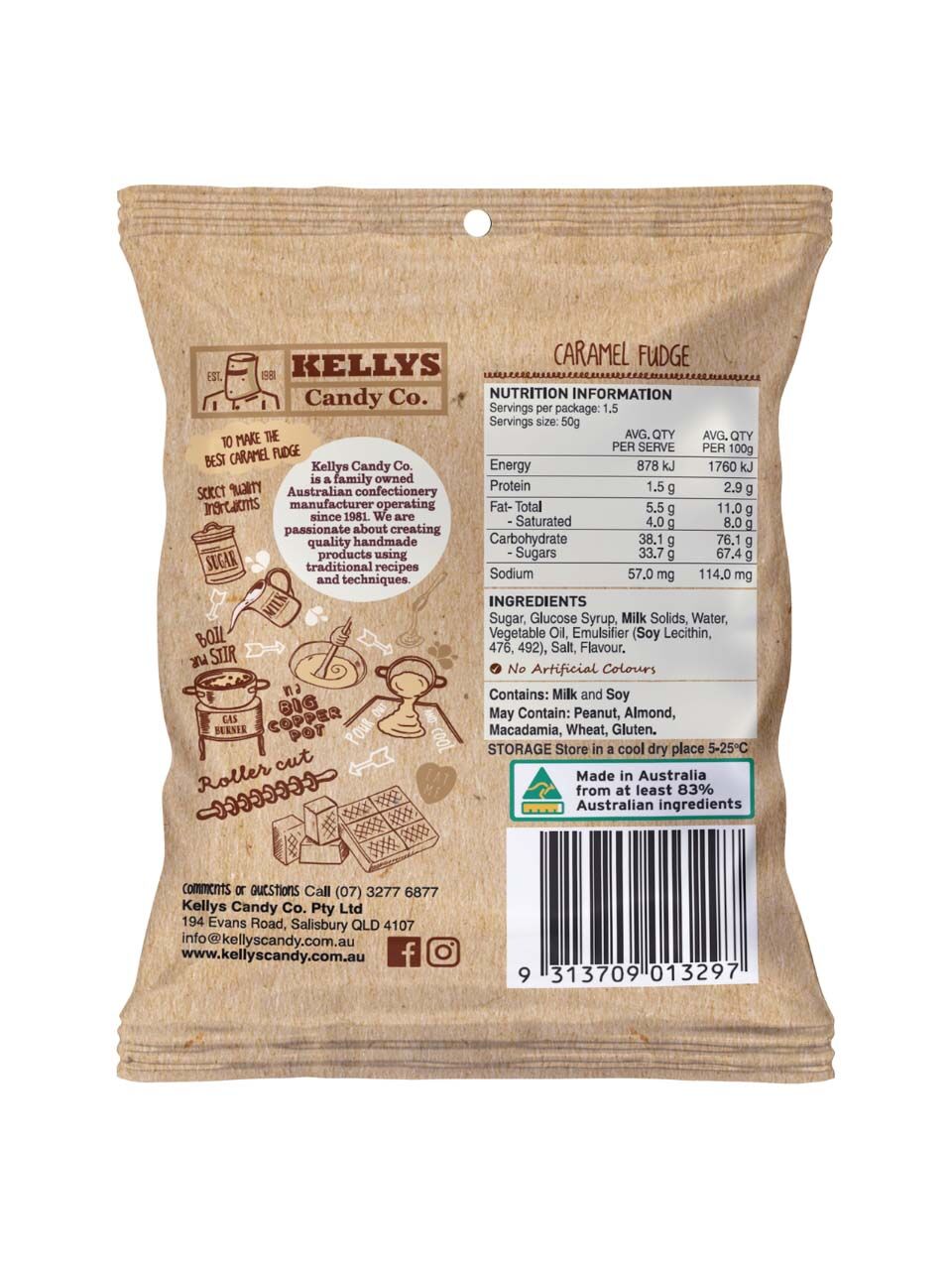 Caramel Fudge - 75g Snack Pack