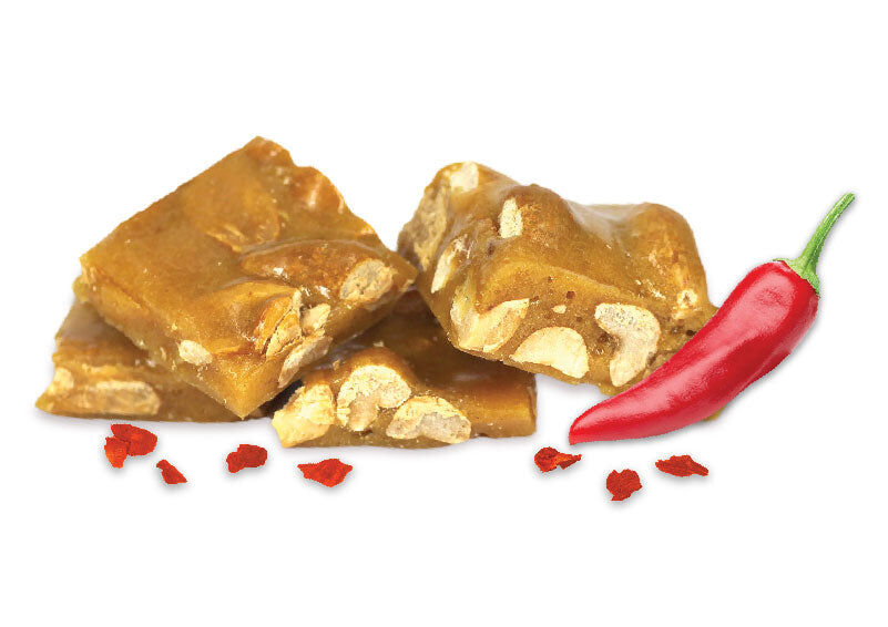 Chilli Peanut Brittle - 180g Pouch