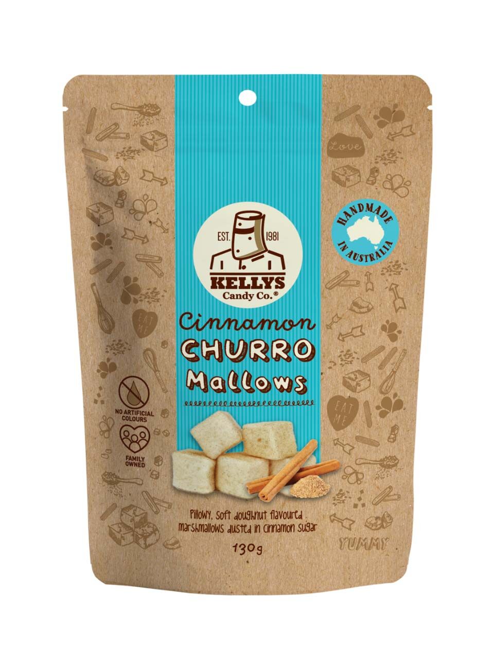 Cinnamon Churro Mallows - 130g Pouch