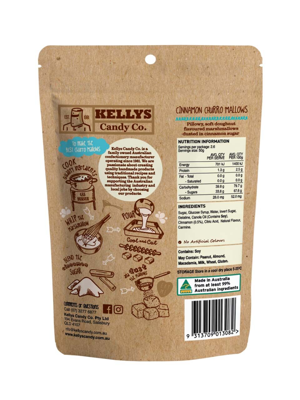 Cinnamon Churro Mallows - 130g Pouch