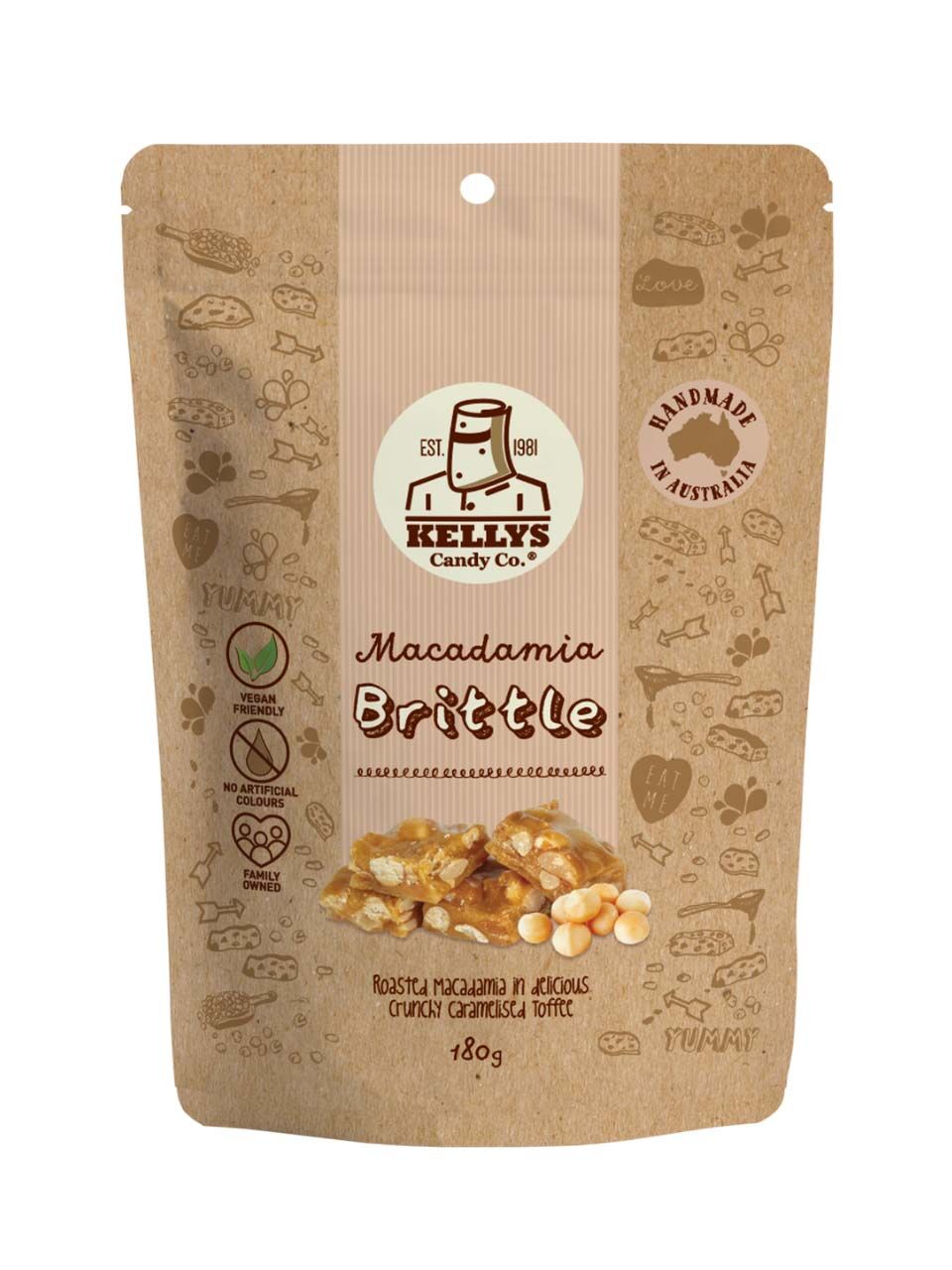 Macadamia Brittle - 180g Pouch