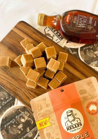 Maple Flavoured Fudge - 180g Pouch