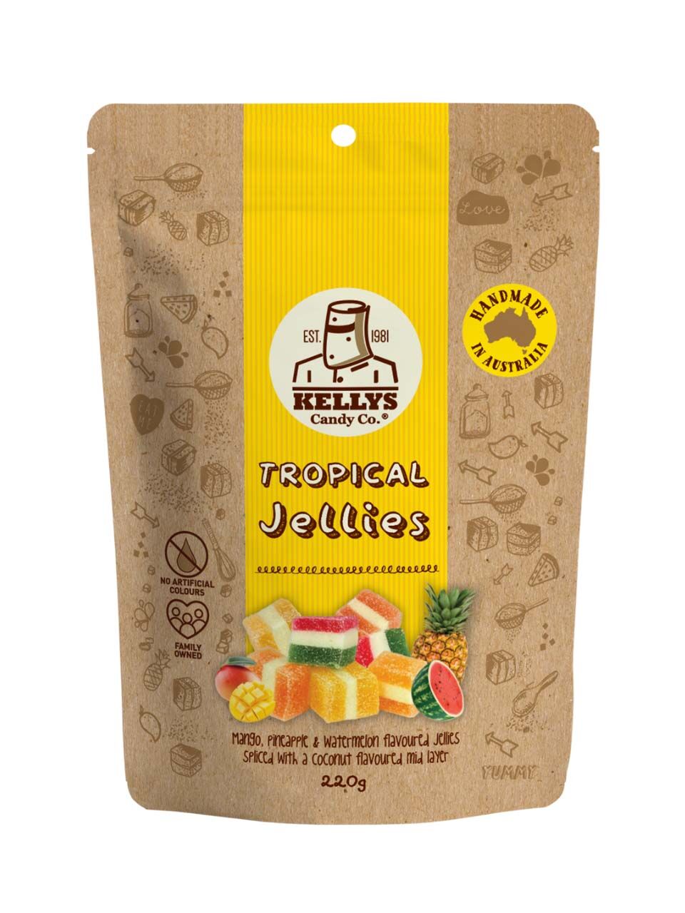 Tropical Jellies - 220g Pouch