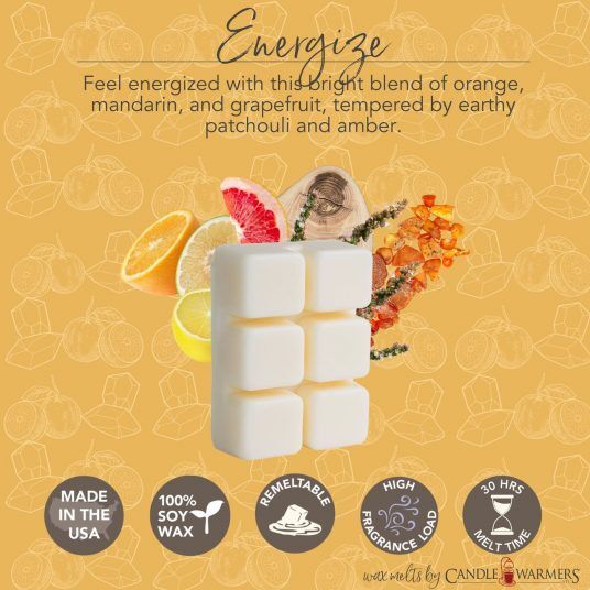 Energize - Aromatherapy Soy Wax Melts