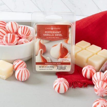 Peppermint Vanilla Swirl - Soy Wax Melts