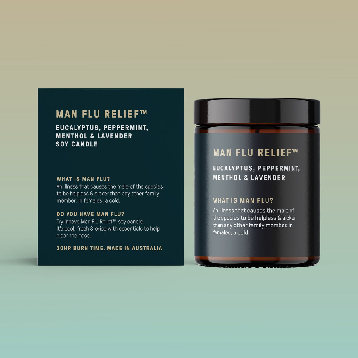 Man Flu Relief - Soy Candle