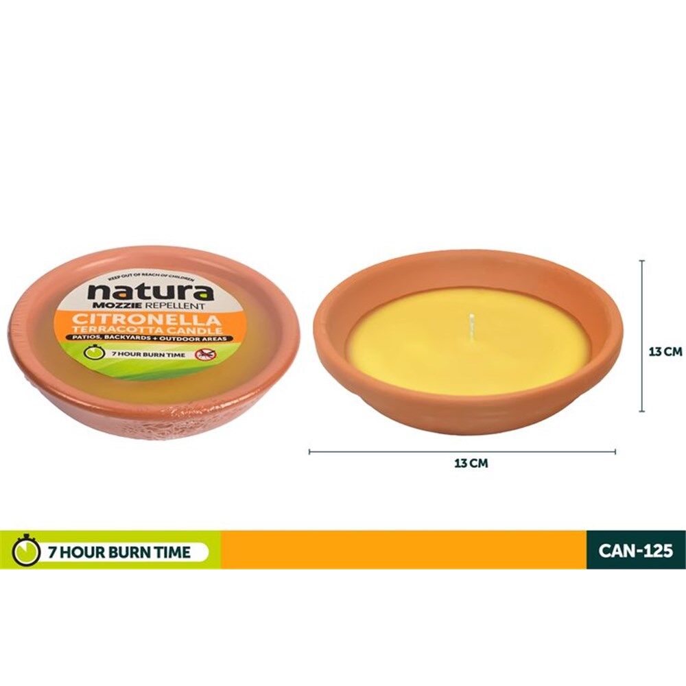 Citronella Candle - Terracotta Pot