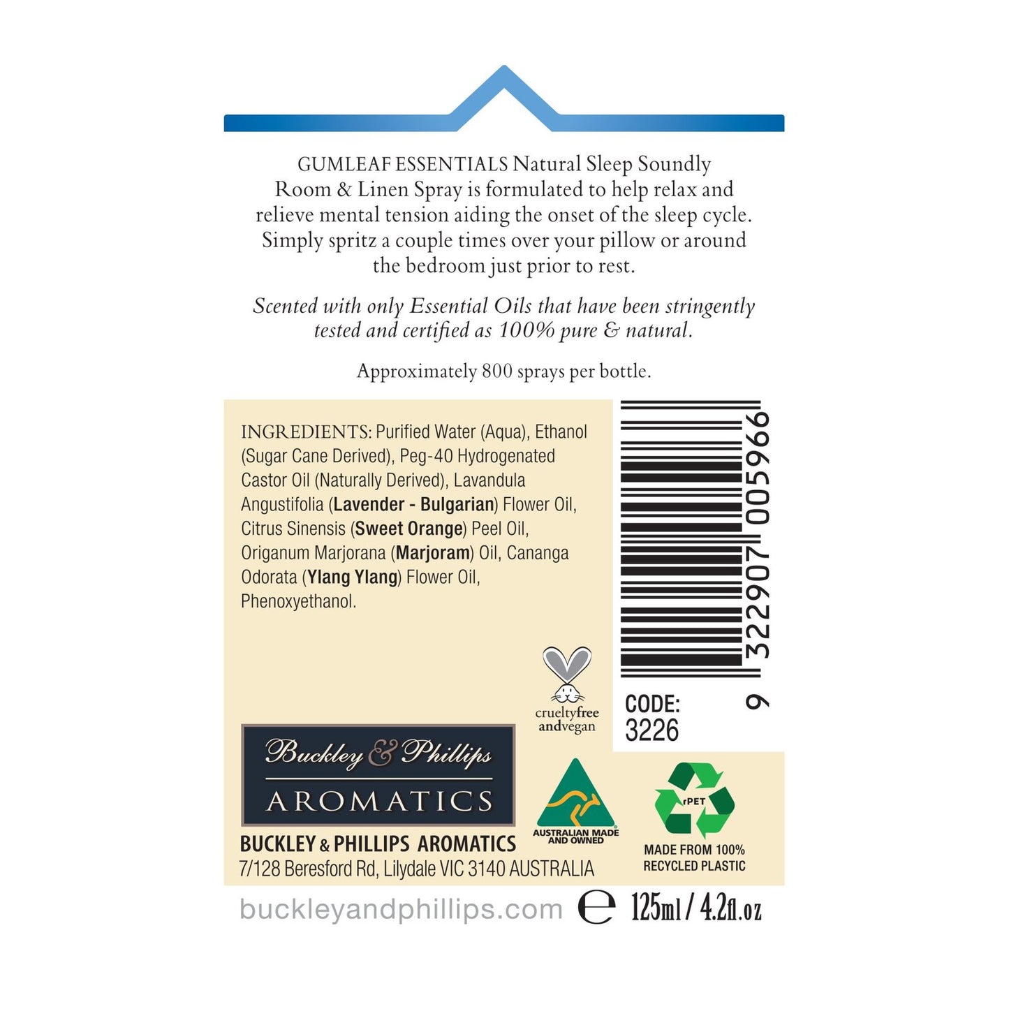 Sleep Soundly - Room & Linen Spray