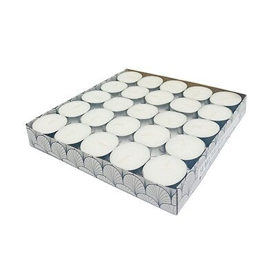 Tealight Candles Unscented - 4 Hour (x50)
