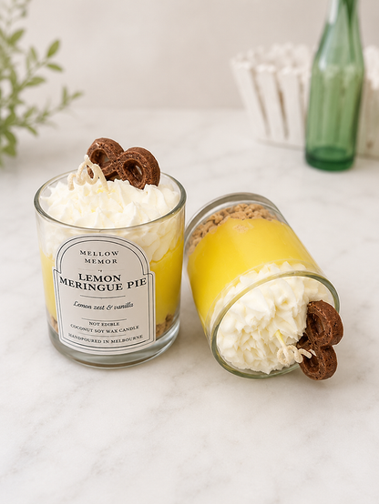 Lemon Meringue Pie - Dessert Candle