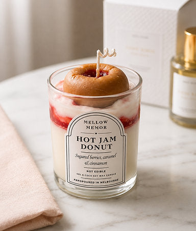 Hot Jam Donut - Dessert Candle