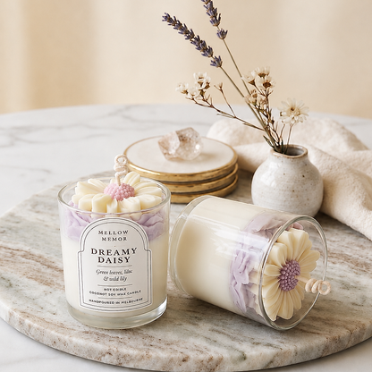 Dreamy Daisy - Dessert Candle