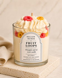Fruit Loops - Dessert Candle
