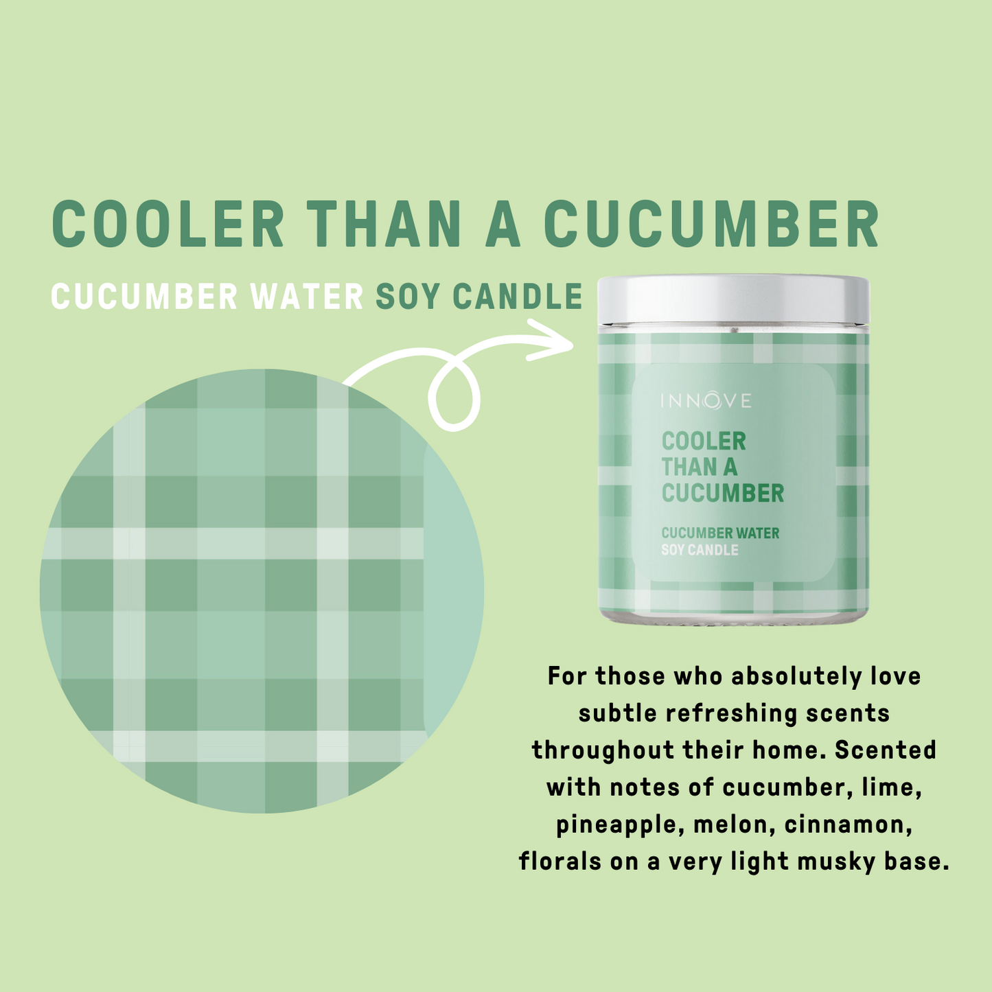 Cooler Than A Cucumber - Cucumber Water Soy Candle