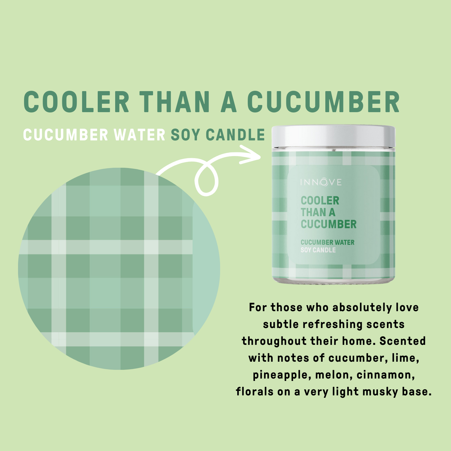 Cooler Than A Cucumber - Cucumber Water Soy Candle